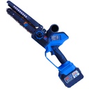 MOTOSIERRA DE MANO A BATERÍA 21 V - 4,5 A - MOTOR BRUSHLESS 800 W - ESPADA 8" - LUBRICACIÓN AUTOMÁTICA