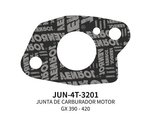 [JUN-4T-3201] JUNTA DE CARBURADOR PARA MOTOR GX 390 - GX 420 X 5 UN.